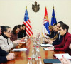 Ana Brnabić na sastanku sa Ervin Meki