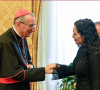 Vjosa Osmani i kardinal Parolin