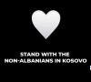 Stand with no Albanians