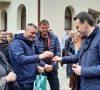 Petar Petković u manastiru Draganac