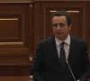 Aljbin Kurti parlament