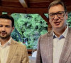 Aleksandar Vučić i Jakov Milatović