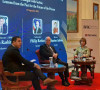 Filip Riker i Ketrin Ešton na konferenciji u Prištini