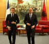 Bajram Begaj i Emanuel Makron