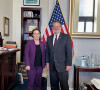 Donika Gervala i senator Geri Peters