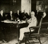 Kabinet predsednika SAD Vudro Vilsona (prvi s leva), decembar 1917.