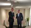 Aleksandar Vučić i Miroslav Lajčak