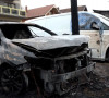 Zapaljen auto u Leposaviću