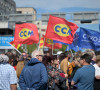 Prvomajski protest Saveza sindikata Severne Makedonije