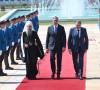 Patrijarh Porfije Aleksandar Vučić i Milorad Dodik