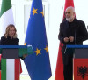 Đorđa Meloni i Edi Rama