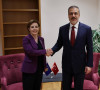 Donika Gervala i Hakan Fidan