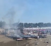 Šenđin požari na plaži, požari u Albaniji