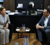 Aljban Hiseni sa ambasadorkom Hrvatske na Kosovu
