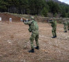 Kfor, hrvatski vojnici, vežba gađanja