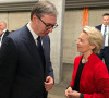 Aleksandar Vučić i Ursula fon der Lajen