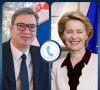 Aleksandar Vučić i Ursula fon der Lajen