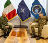 Enriko Barduani sa komandantom Brigade Jugoistočne Evrope