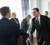 Aljbin Kurti sa gostima iz Poljske