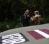 Letonski vojnici Kfora u patroli