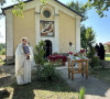 Liturgija ispred hrama u Goraždevcu