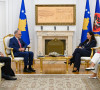 Vjosa Osmani i Stiven O'Mali