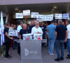 Protest radnika KOSTT