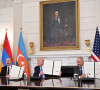Sporazum Azerbejdžana i Jermenije, Ilham Alijev, Donald Tramp i Nikola Pašinjan