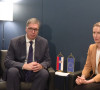 Aleksandar Vučić i Kaja Kalas