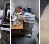 U zgradi opštine Zubin Potok zatečen haos i lom