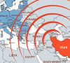 mapa dometa iranskih raketa 