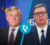 Aleksandar Vučić i Antonio Tajani