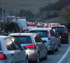 Merdare, guzva na prelazu, kolona
