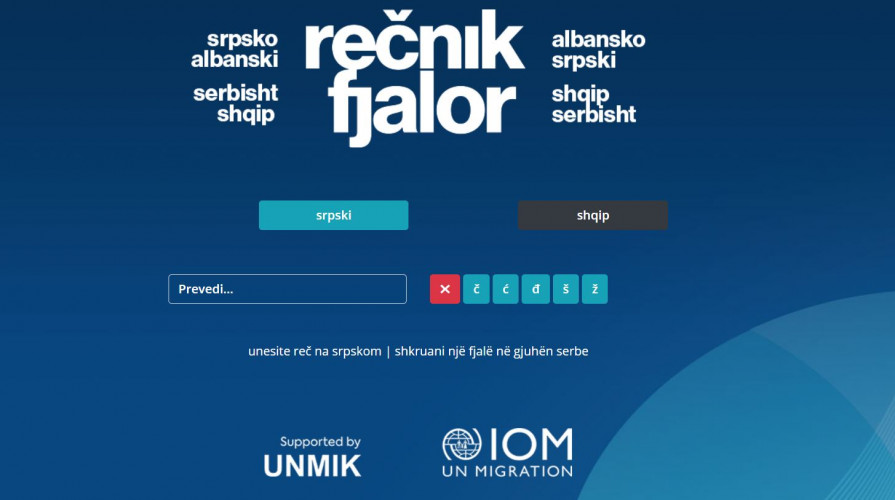srpsko-albanski i albansko-srpski rečnik