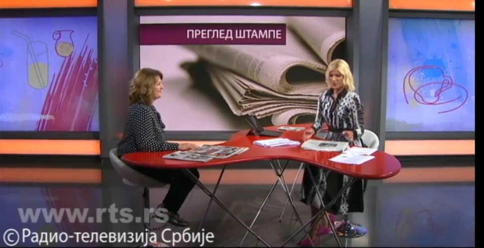 Grubejševićeva u Jutarnjem programu RTS-a
