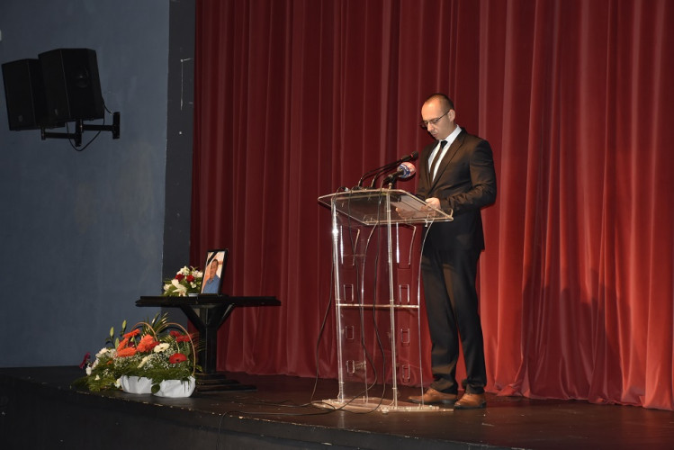 Igor Simić na komemoraciji Igor Simić na komemoraciji