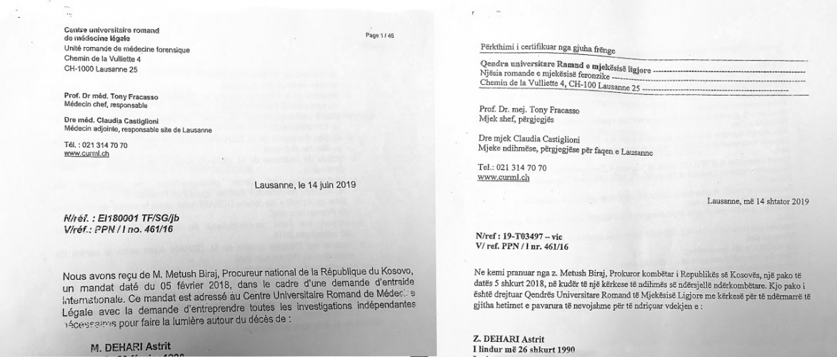 pismo Bardulja Mahmutija državnom tužiocu Aleksandru Ljumeziju Bardulj Mahmuti