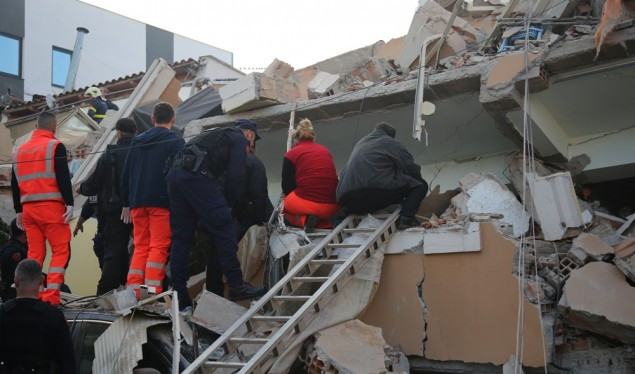 Ruševine posle zemljotresa u Albaniji