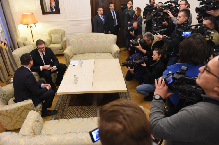 Susret Vučića i Grenela Susret Vučića i Grenela