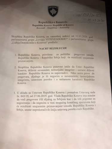 Nacrt rezolucije