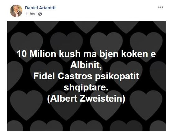 Post Danielja Arianitia Post Danielja Arianitia