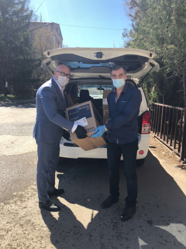Rakić uručio donaciju u vidu zaštitne opreme