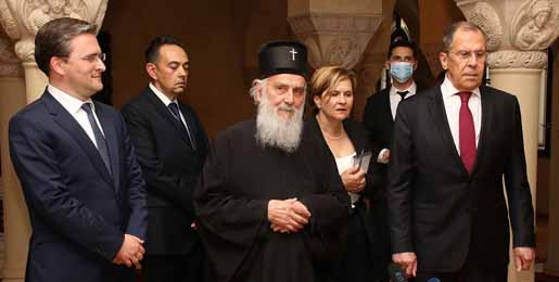 Irinej, Lavrov i Selaković