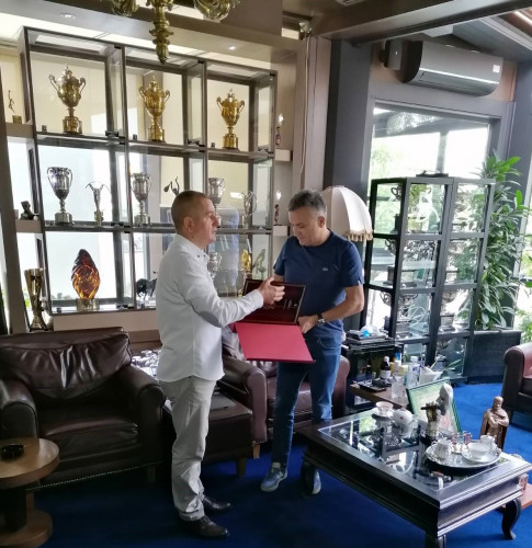 Srđan Đoković sa Organizacionim odborom turnira