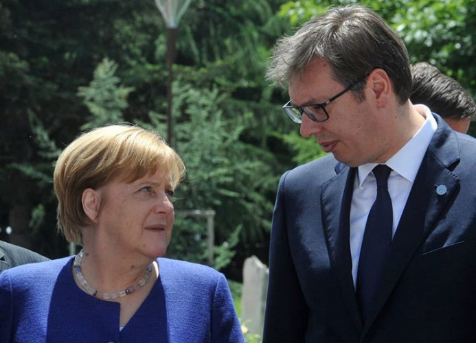 Merkel i Vučić