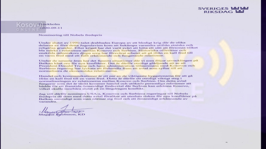 Nominacija za Nobela