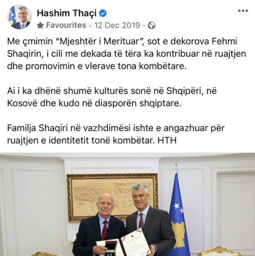 tačijev post fejsbuk