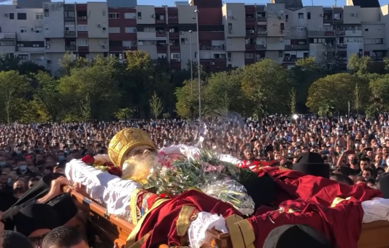 Sahrana mitropolita Amfilohija