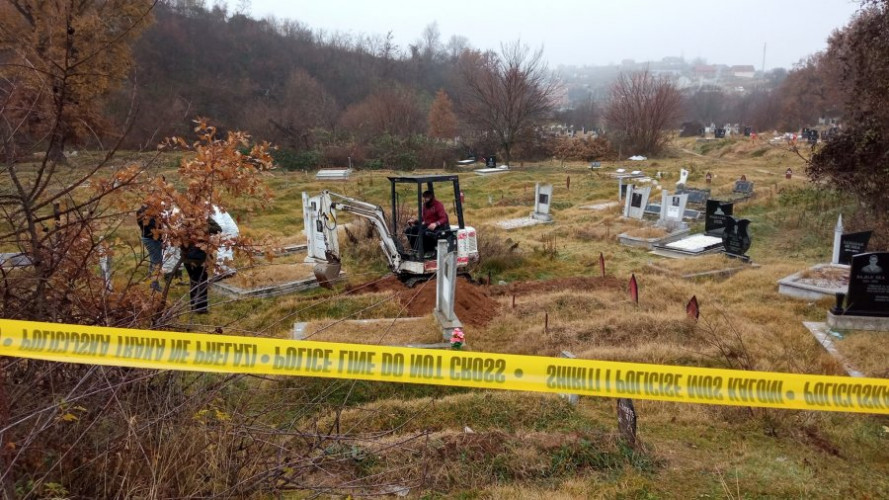 Iskopavanja grobnice u Orahovcu