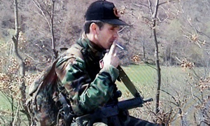 Redžep Seljimi kao vojnik OVK